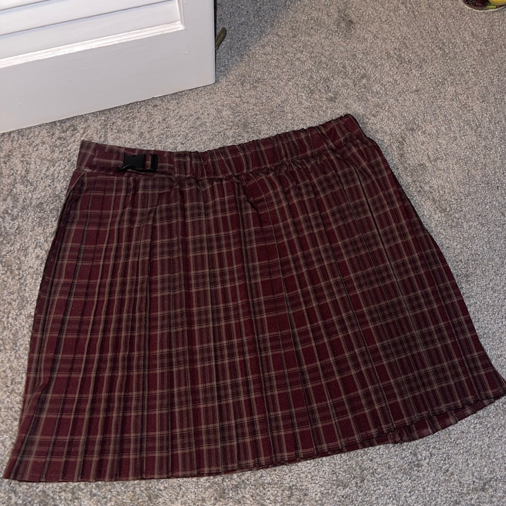 Wilde Fable Small plaid skirt